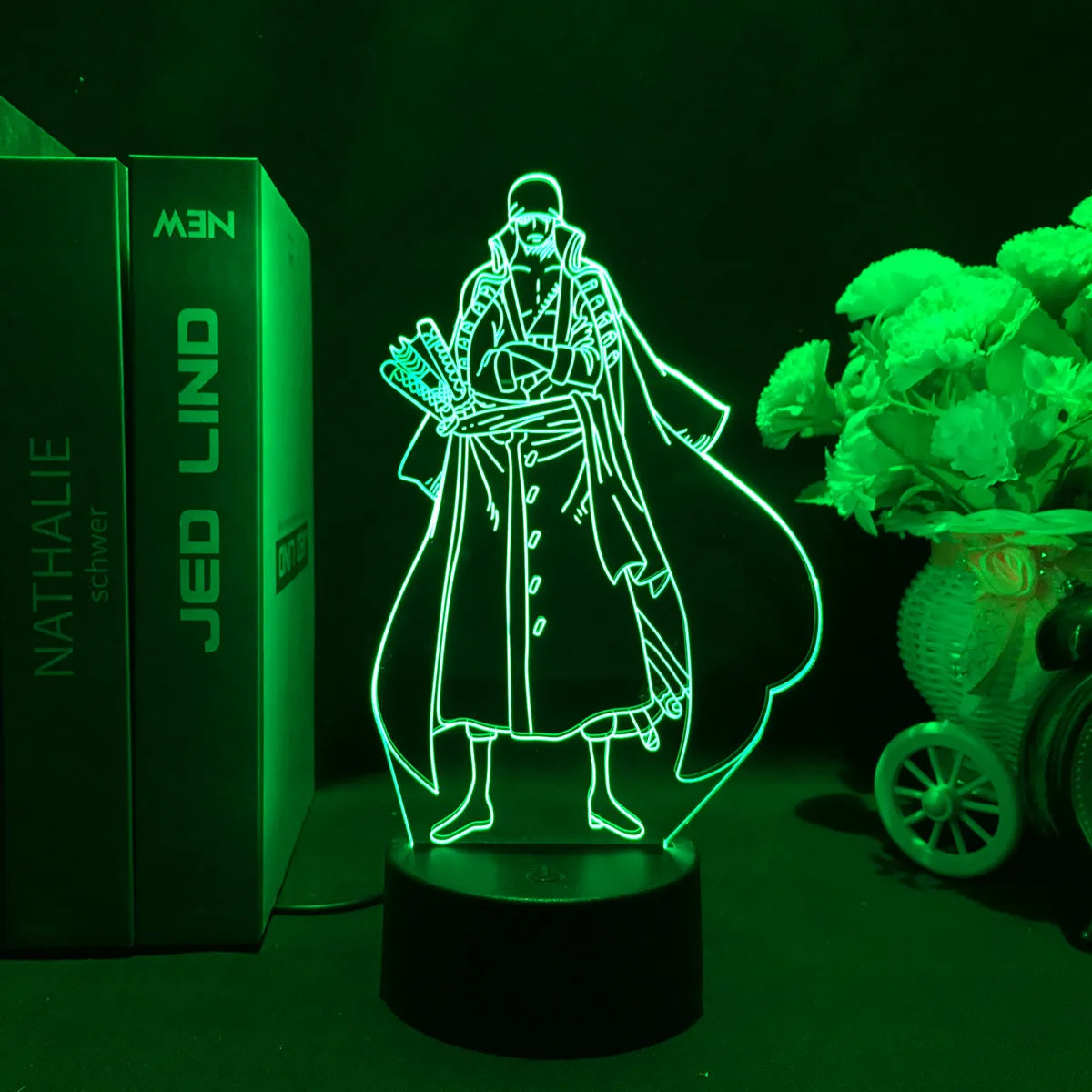 One Piece Wanted Card Light 3D