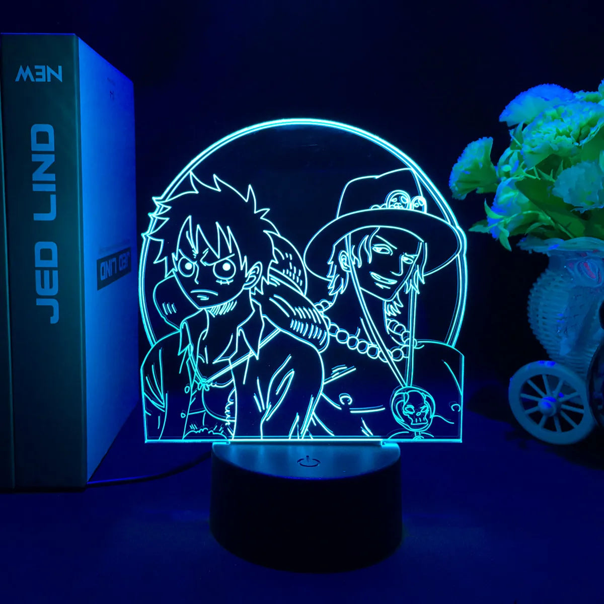 One Piece Wanted Card Light 3D