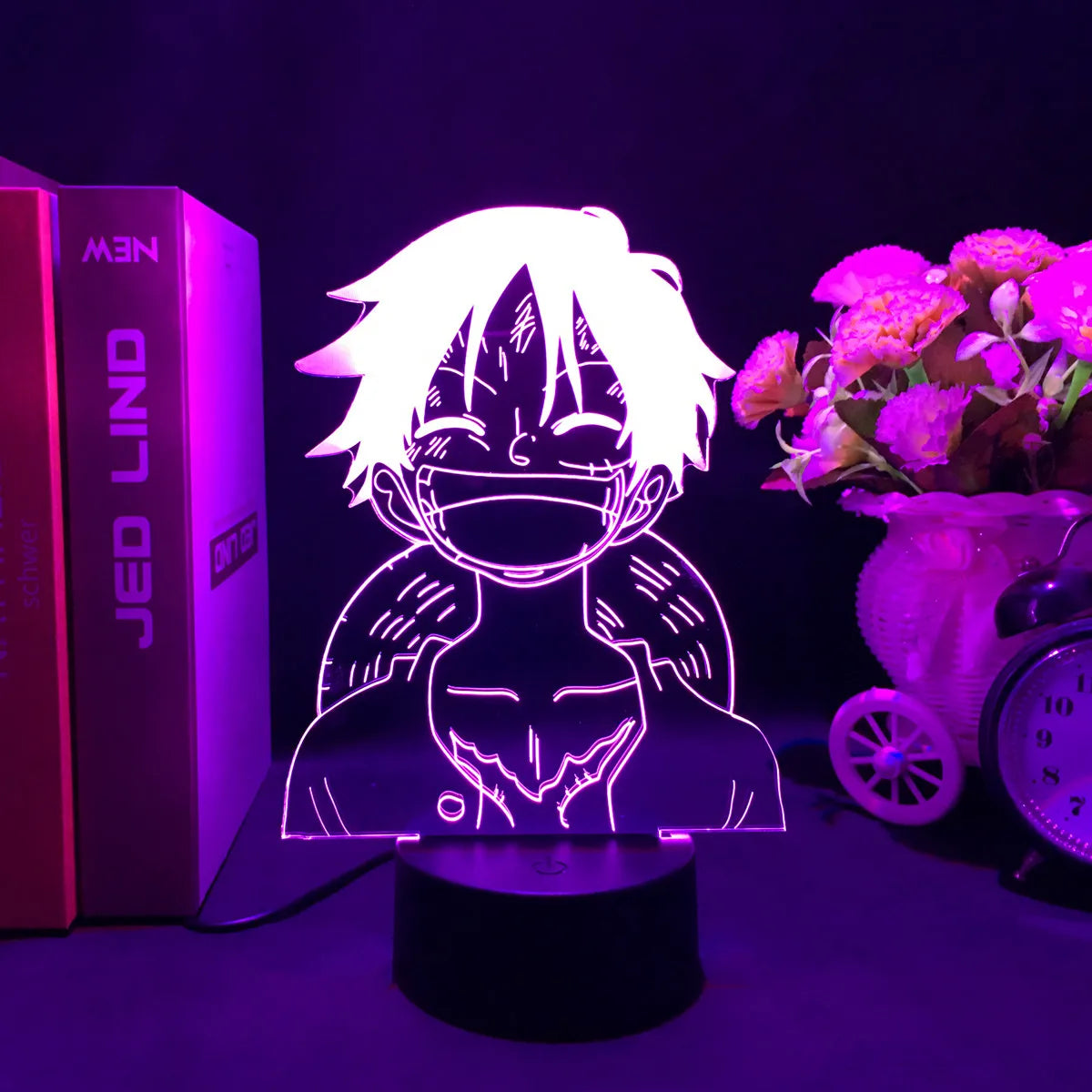 One Piece Wanted Card Light 3D