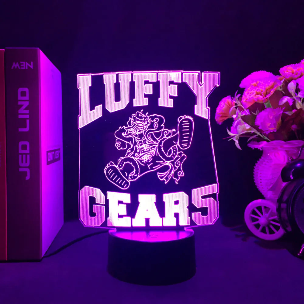 One Piece Wanted Card Light 3D