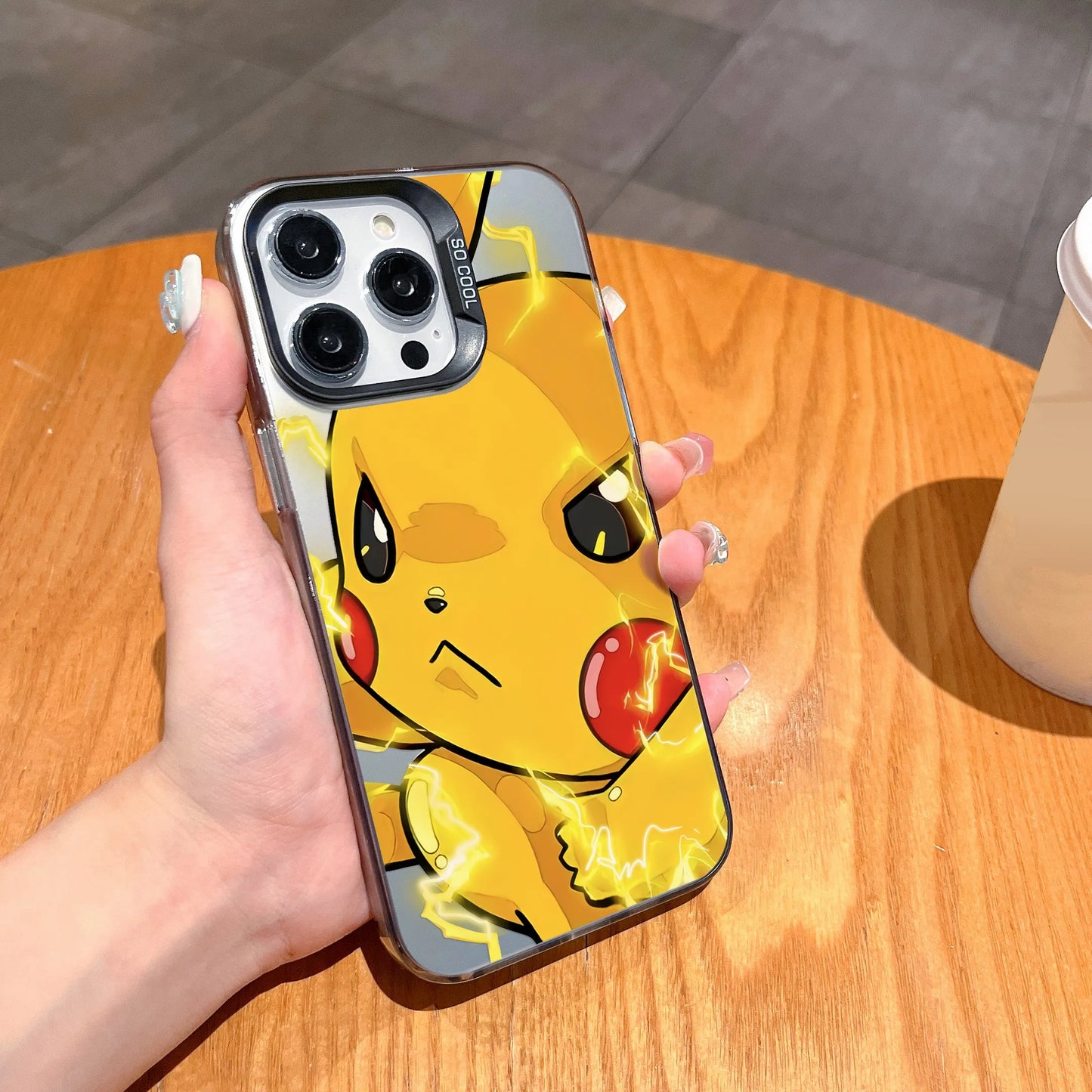 Pokemon Phone Case For iPhone Candy Matte Shockproof Cover