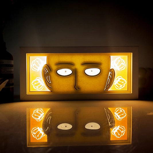 One Punch Man Saitama Light Box